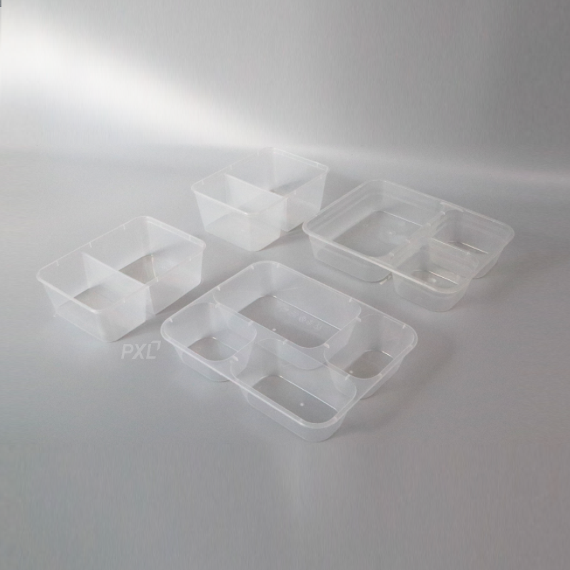 Compartmented Plastic Food Container